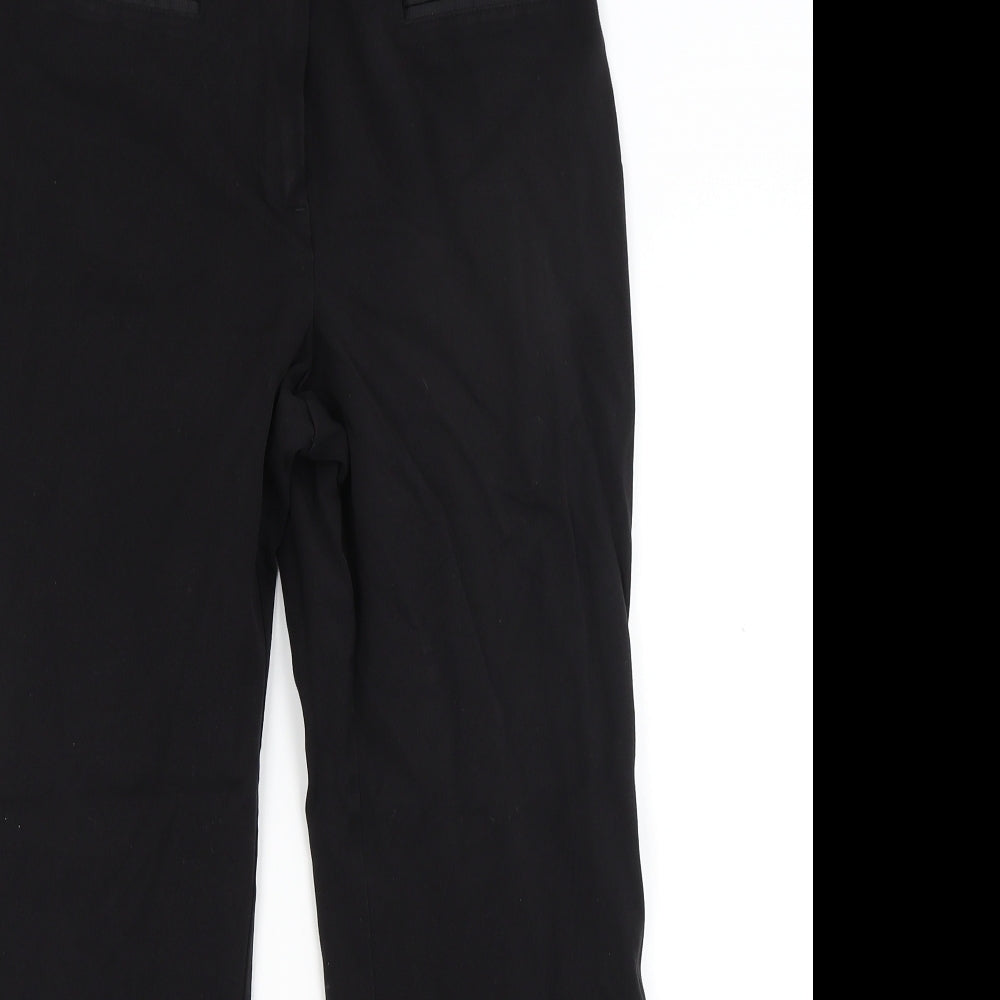 Marks and Spencer Womens Black   Trousers  Size 12 L24 in