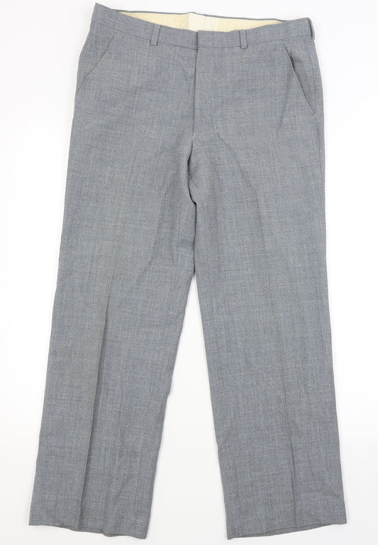 Marks and Spencer Womens Grey   Trousers  Size 32 L29 in
