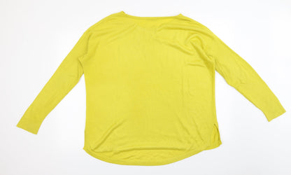 Tu Womens Yellow   Pullover Jumper Size 16
