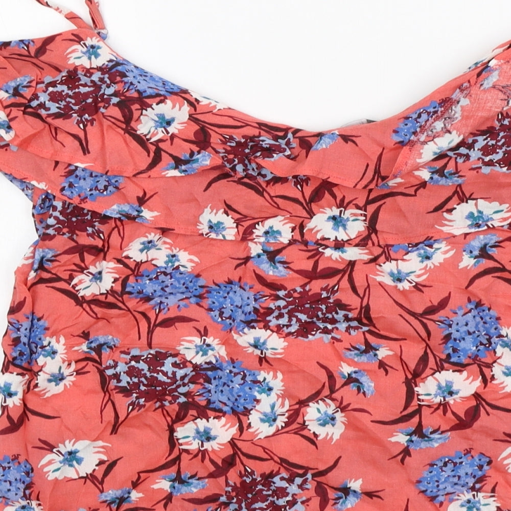Matalan  Womens Pink Floral  Basic Blouse Size 10