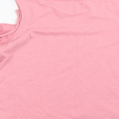 Papaya Womens Pink   Basic T-Shirt Size 8