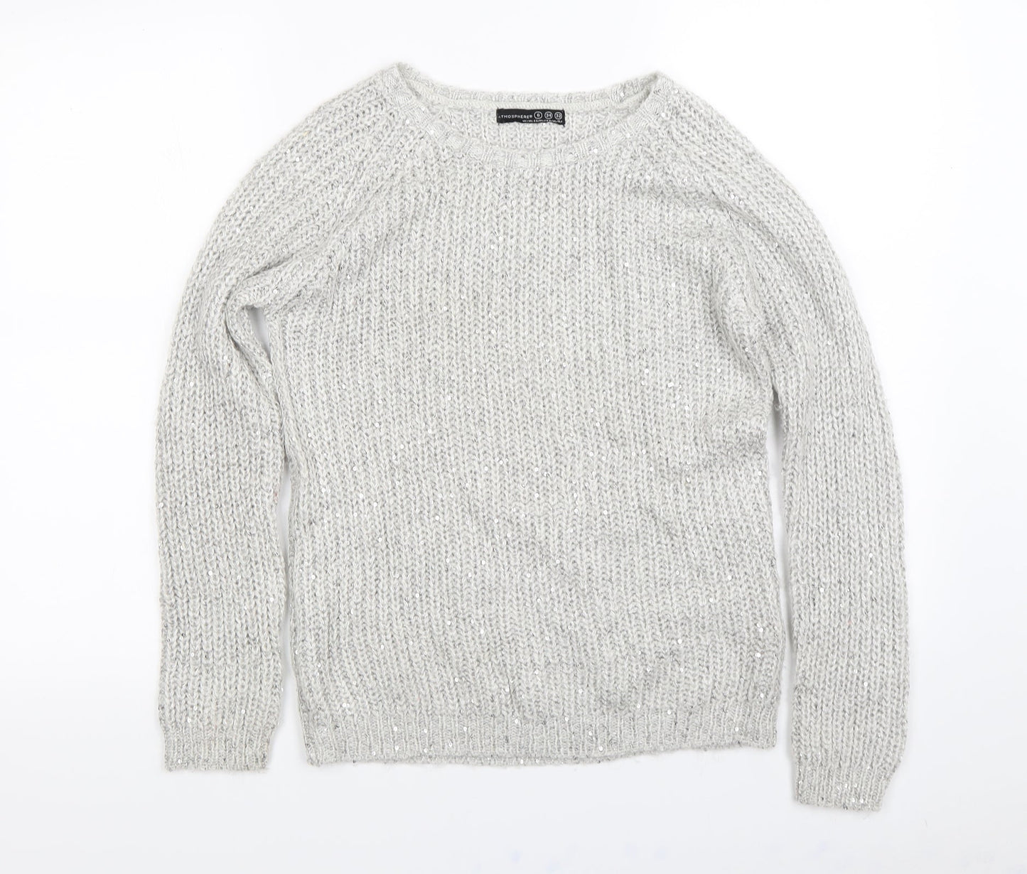Atmosphere  Womens Grey   Pullover Jumper Size 6