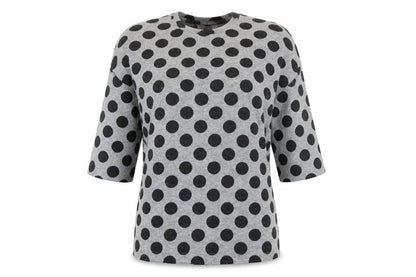 Tu Womens Grey Polka Dot  Pullover Jumper Size 10