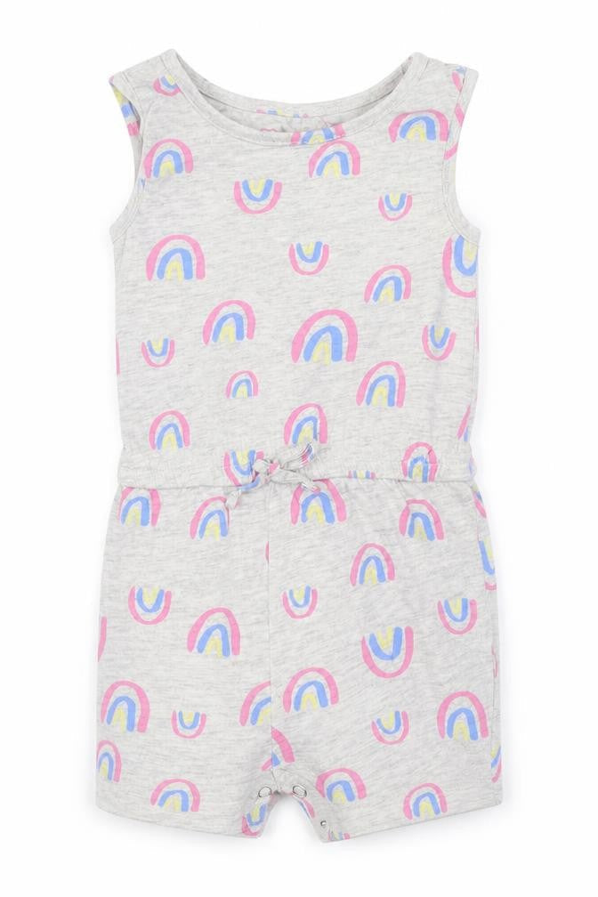 Primark Girls Grey   Romper One-Piece Size 12-18 Months