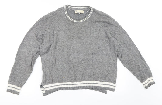 Pull&Bear Womens Grey   Pullover Jumper Size S