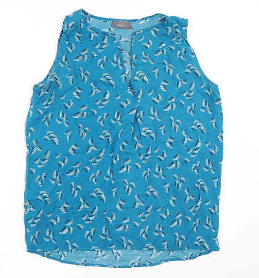 Yessica Womens Blue   Basic Blouse Size 38