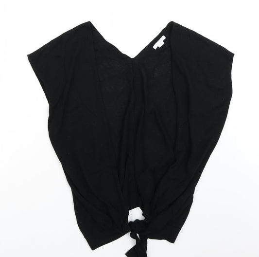 Woldey Womens Black   Cardigan Jumper Size 16