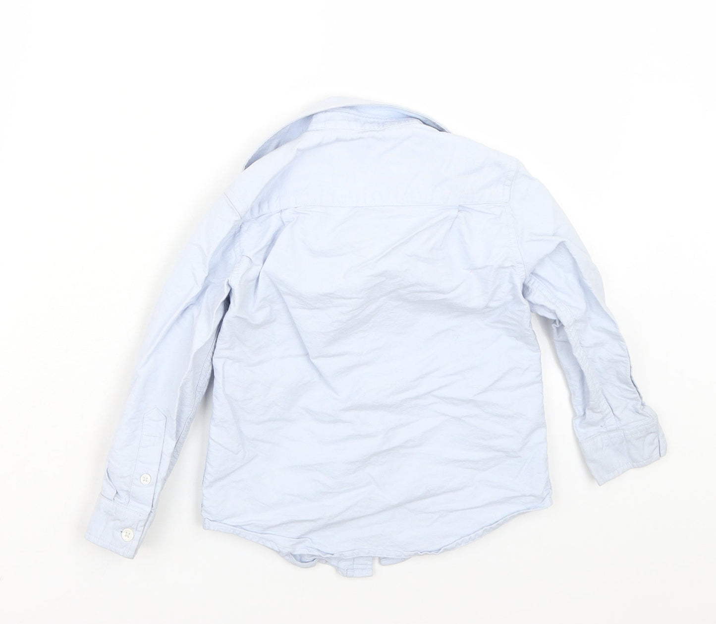 George Boys Blue   Basic Button-Up Size 4-5 Years