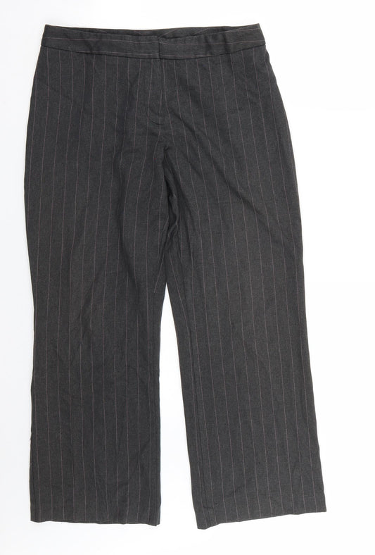 Marks and Spencer Womens Grey   Trousers  Size 12 L27 in