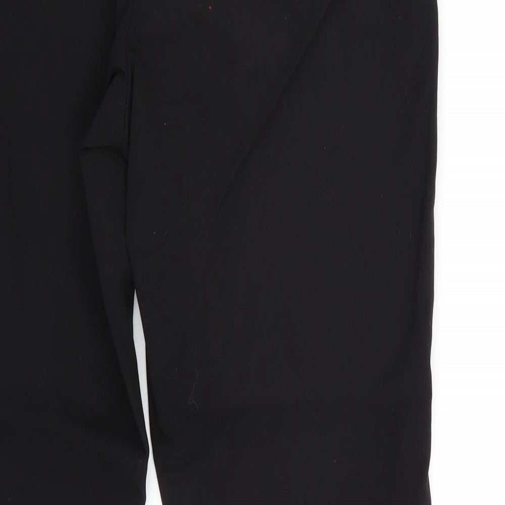 H&M Womens Black   Trousers  Size 6 L29 in