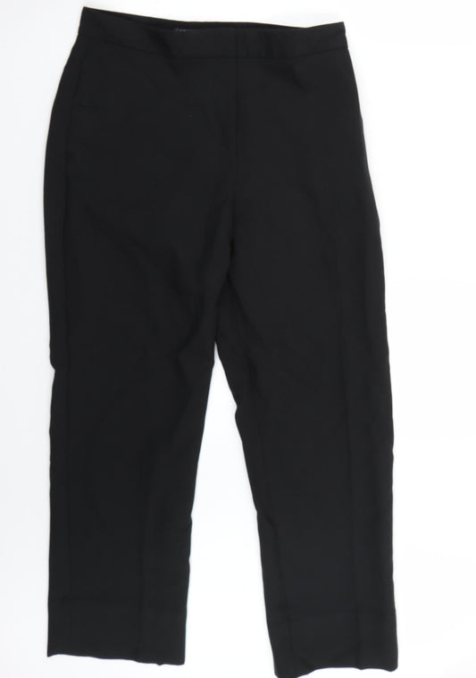 Marks and Spencer Womens Black   Trousers  Size 10 L28 in