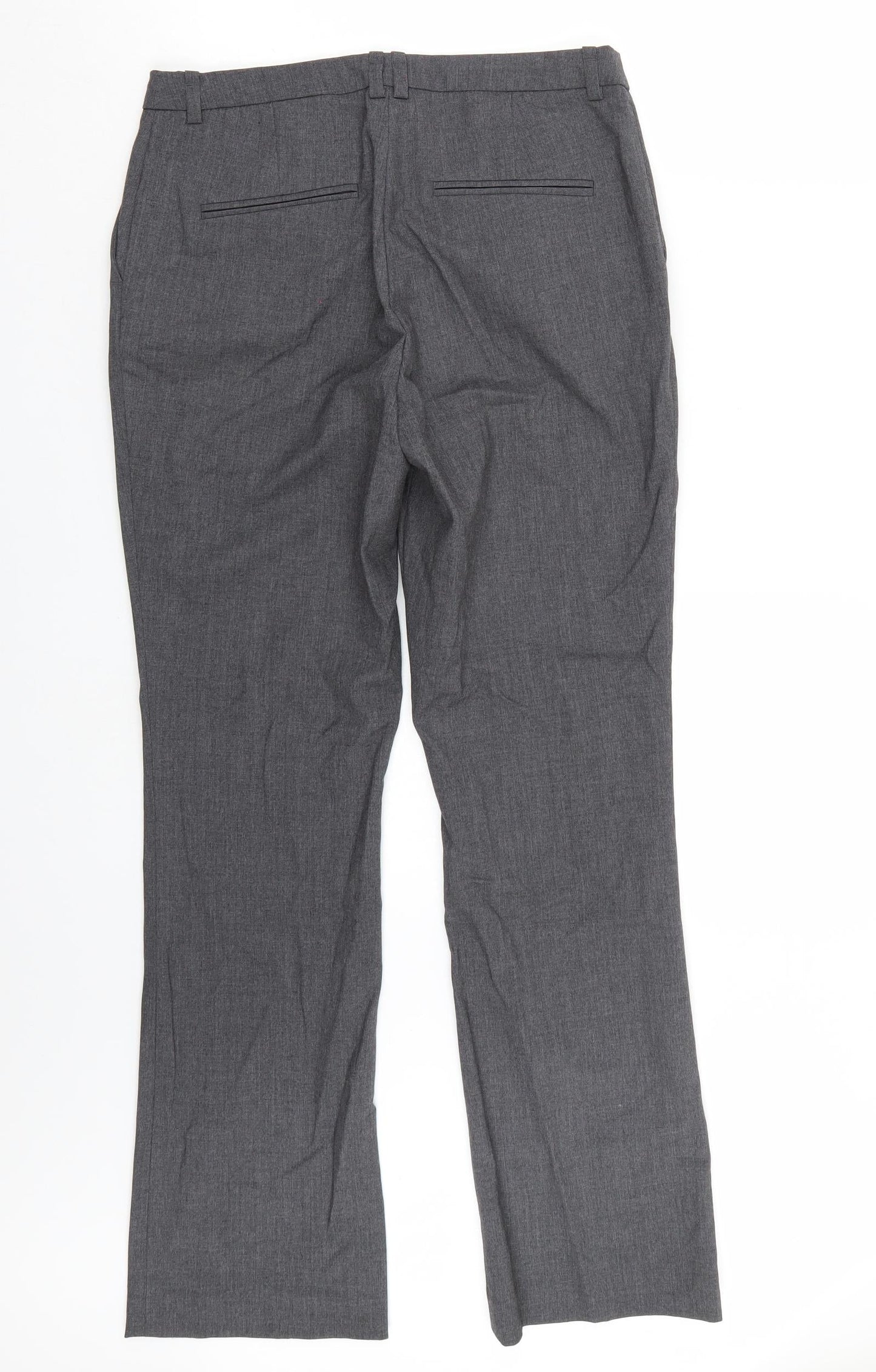 H&M Womens Grey   Trousers  Size 8 L30 in