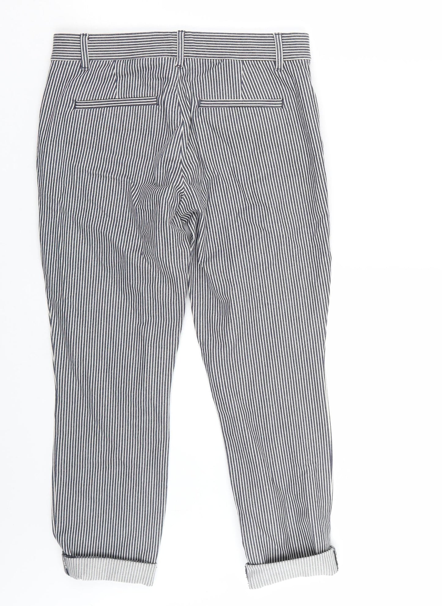 Gap Womens Blue Striped  Trousers  Size 4 L23 in