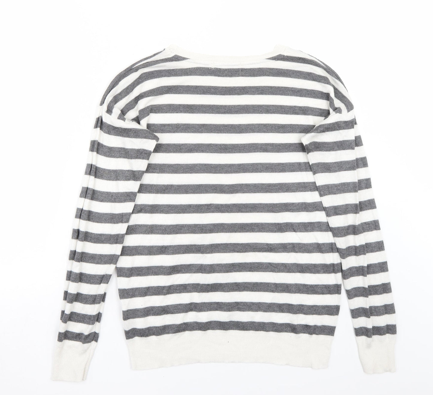 Primark Womens Green Striped  Pullover Jumper Size 12