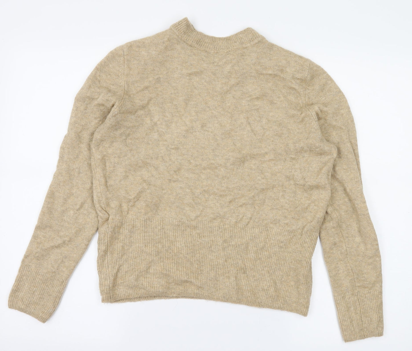 H&M Womens Brown  Knit Pullover Jumper Size M