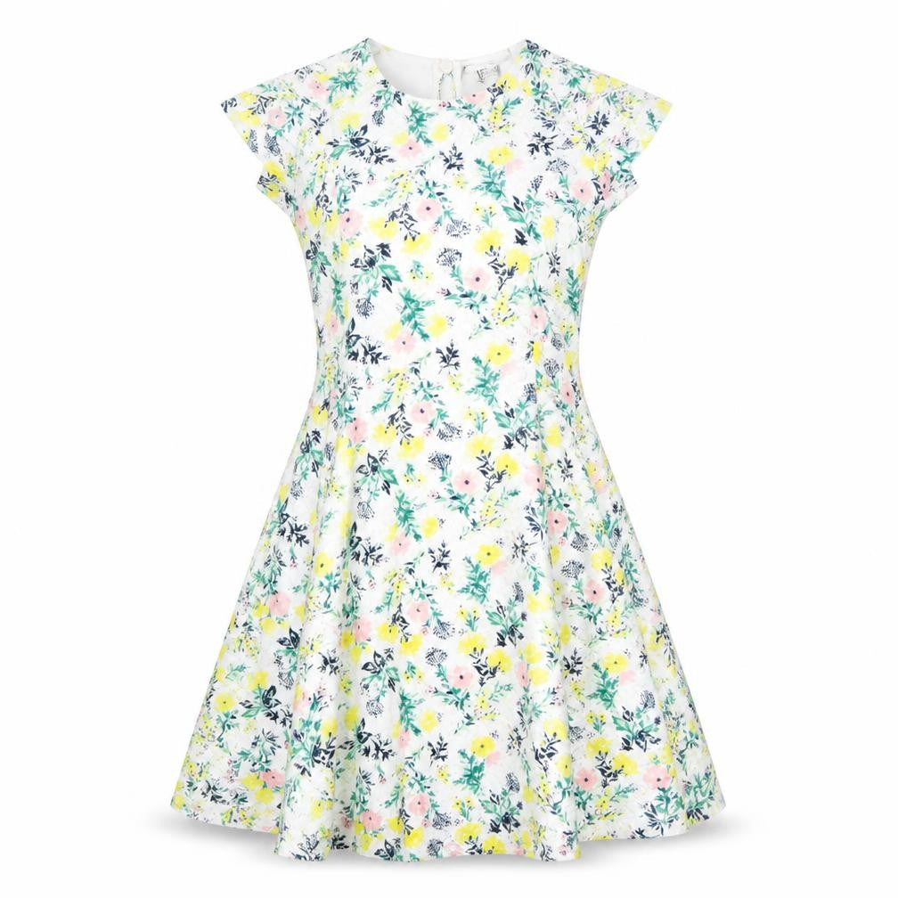 Primark Womens White Floral  Fit & Flare  Size 6