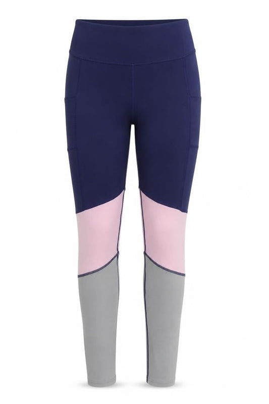 active fit for life Womens Blue   Compression Leggings Size 8 L26 in
