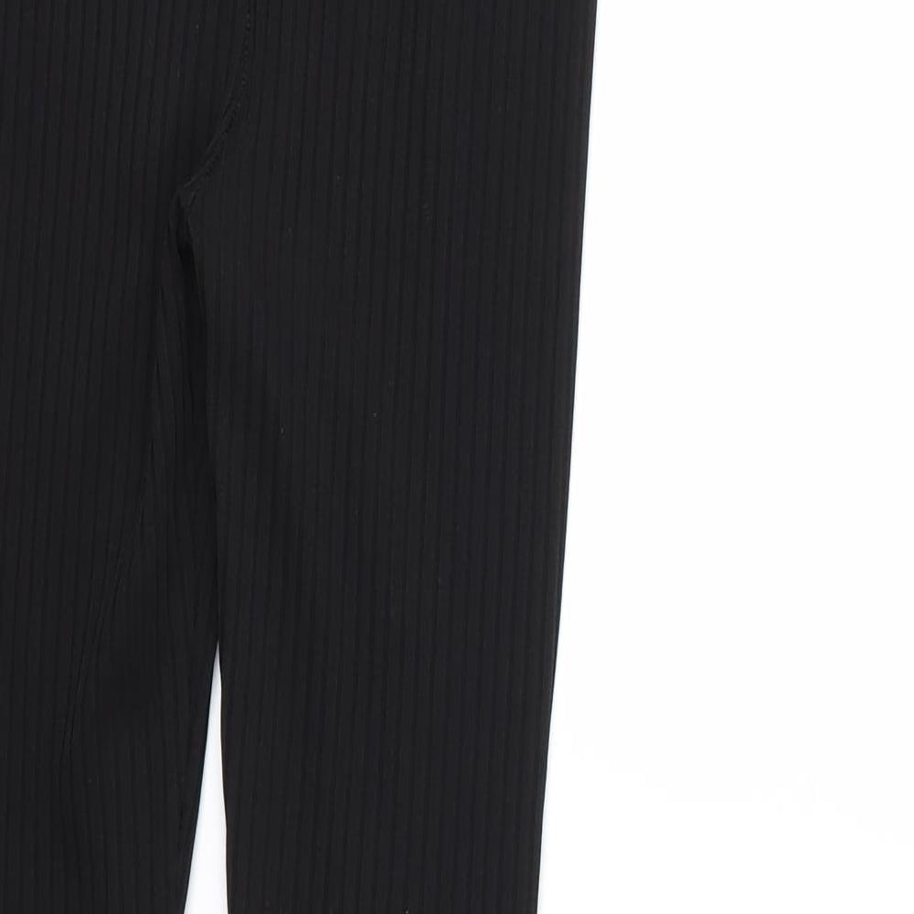 Preworn Womens Black   Pedal Pusher Leggings Size 26 in L32 in