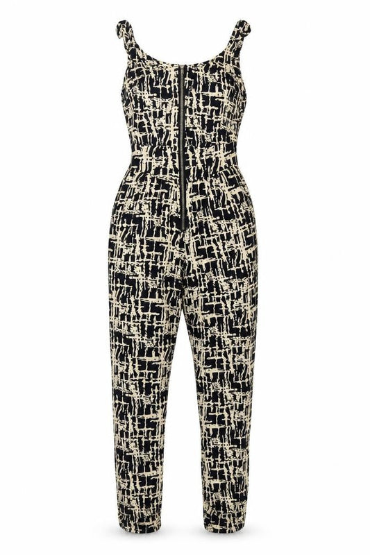 Pink Boutique Womens Blue Geometric  Unitard One-Piece Size 8