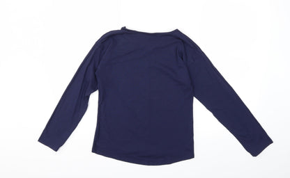 Preloved TU Girls Blue   Basic T-Shirt Size 12 Years - Front