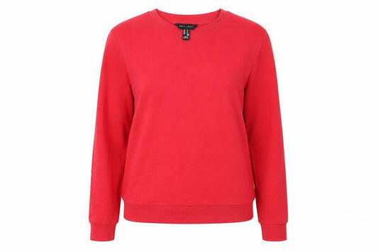 New Look Womens Red   Pullover Sweatshirt Size 6
