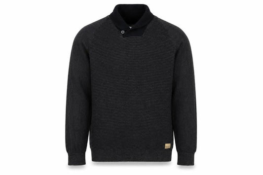 F&F Mens Grey Striped  Pullover Jumper Size L