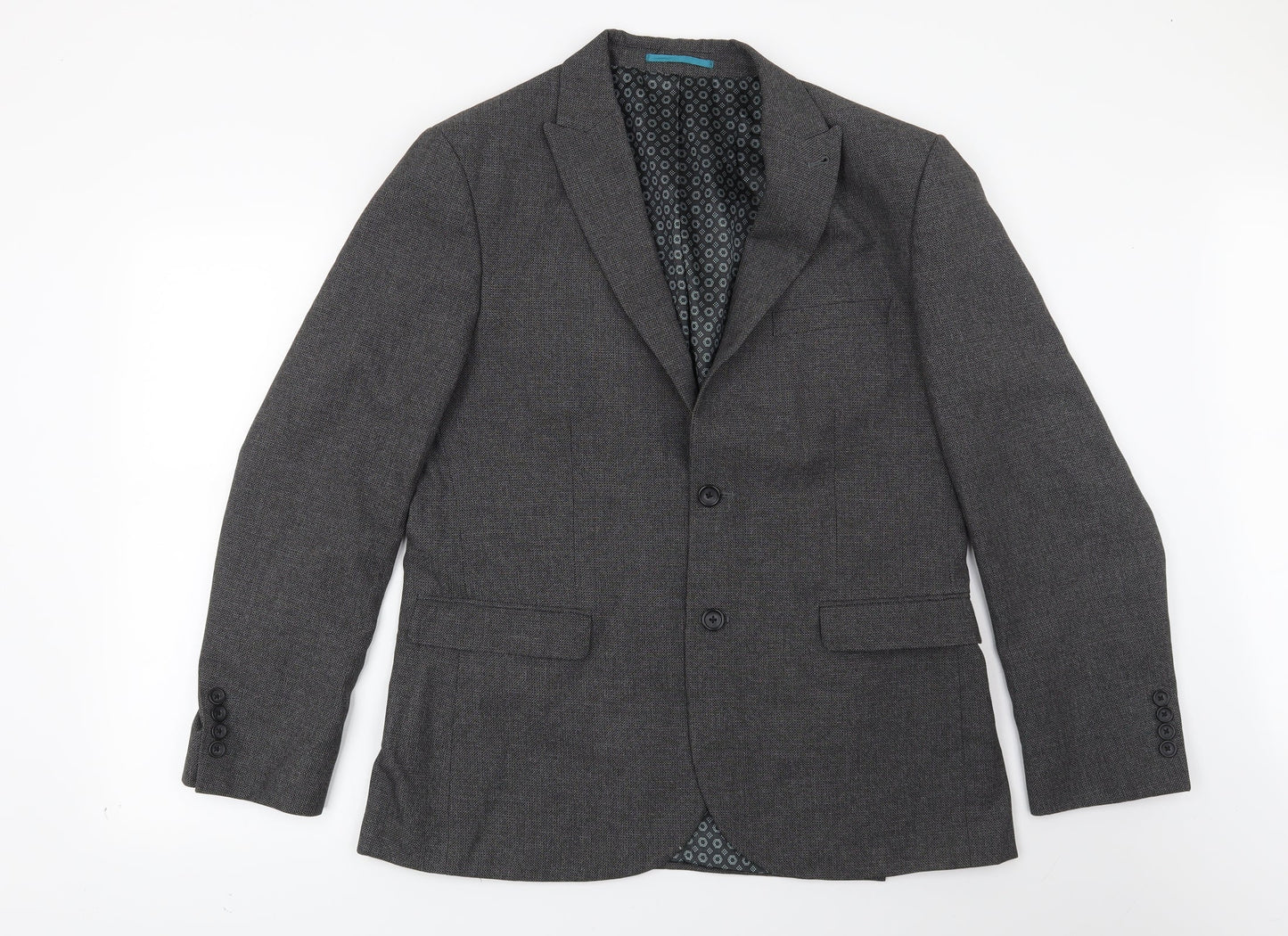 Preworn Mens Grey   Jacket Suit Jacket Size 42