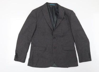 Preworn Mens Grey   Jacket Suit Jacket Size 42