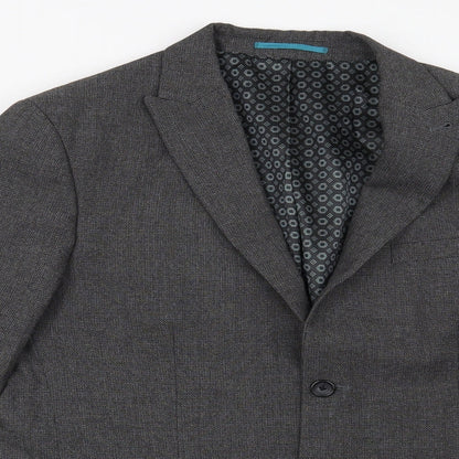 Preworn Mens Grey   Jacket Suit Jacket Size 42