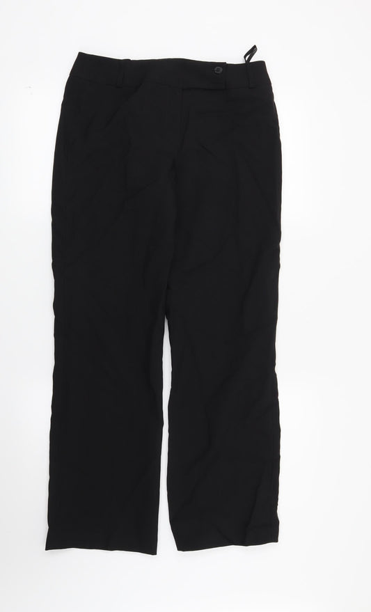 Dorothy Perkins Womens Black   Trousers  Size 10 L29 in