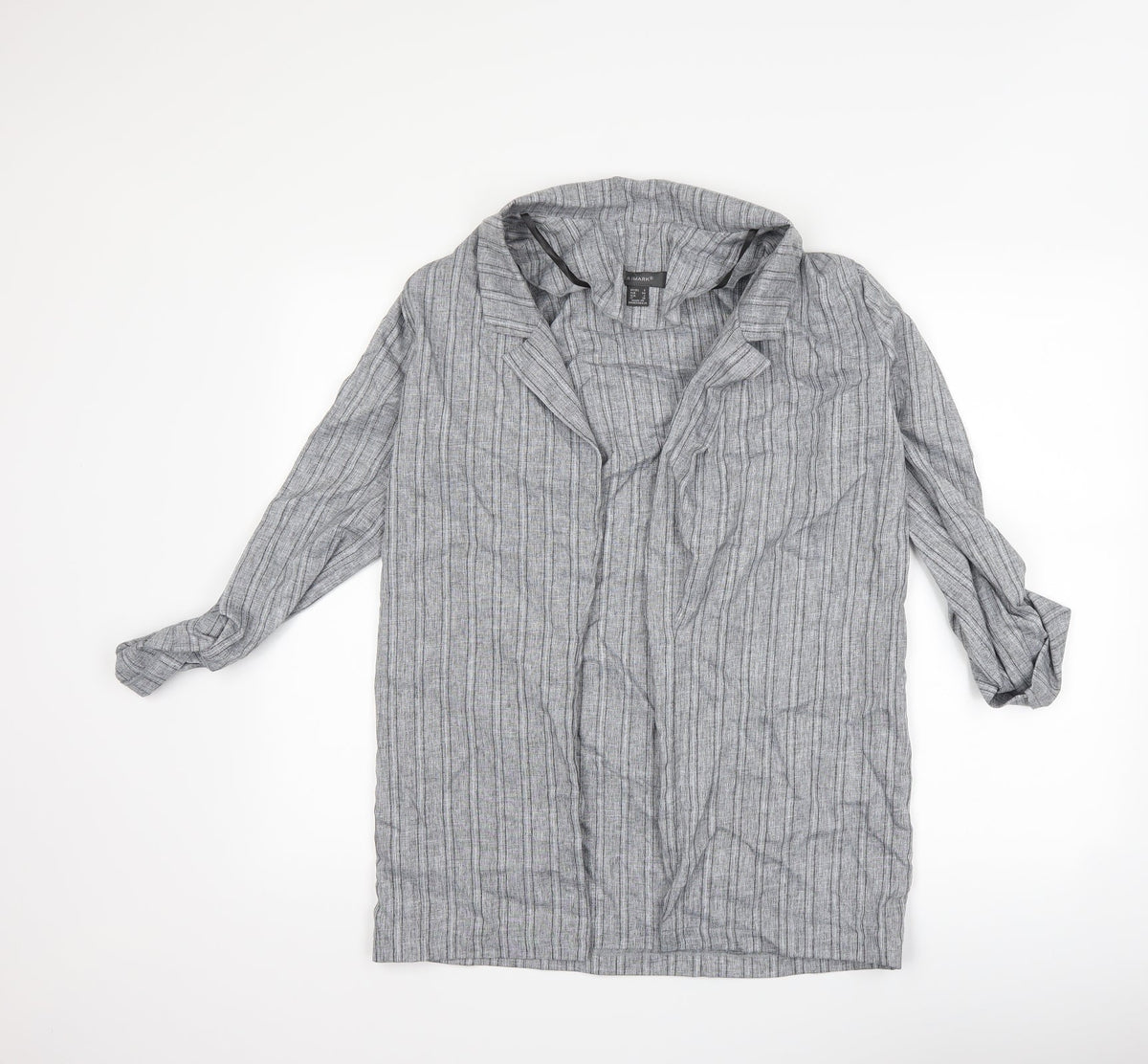 Primark Womens Grey Striped  Jacket  Size 10