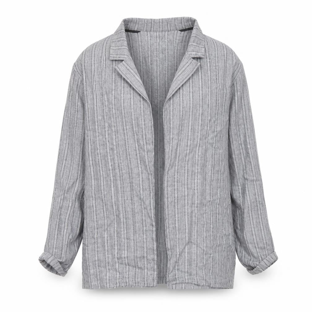 Primark Womens Grey Striped  Jacket  Size 10