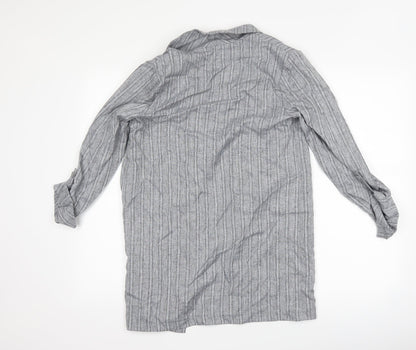 Primark Womens Grey Striped  Jacket  Size 10