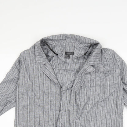 Primark Womens Grey Striped  Jacket  Size 10