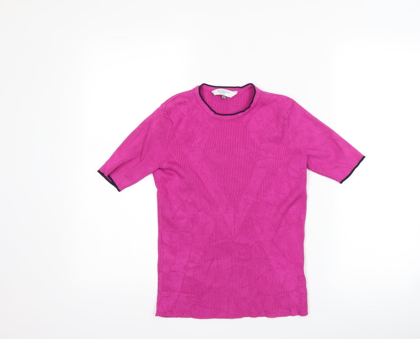 Principles Womens Pink   Basic T-Shirt Size 12