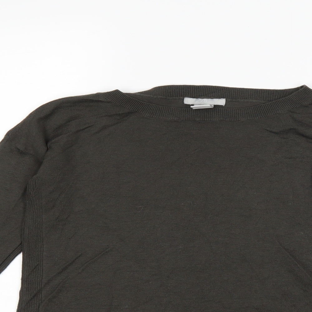 H&M Womens Grey   Basic T-Shirt Size XS
