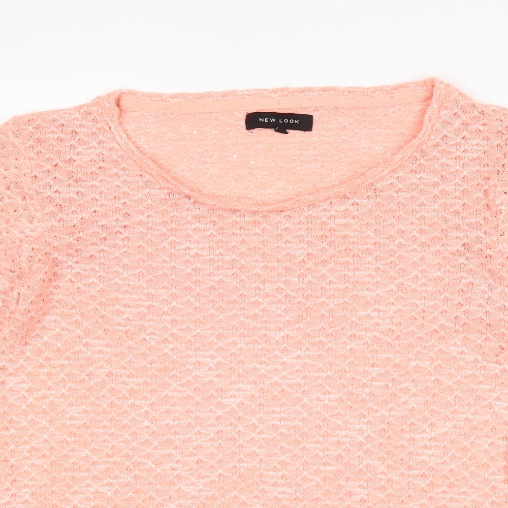New Look Womens Pink   Pullover Jumper Size 12