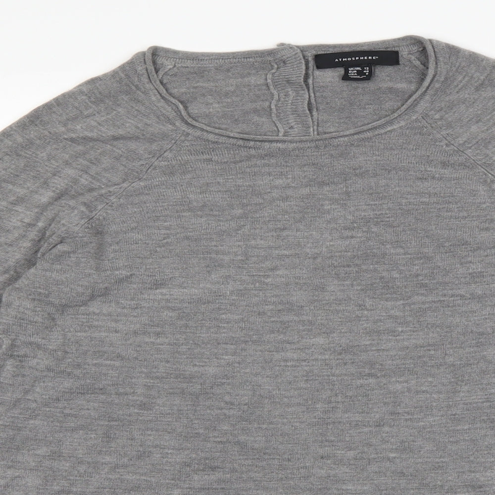 Atmosphere Womens Grey   Pullover Jumper Size 12