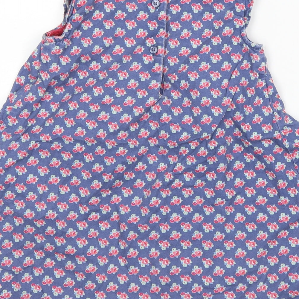 Boots Mini Club Girls Blue Floral  A-Line  Size 18-24 Months