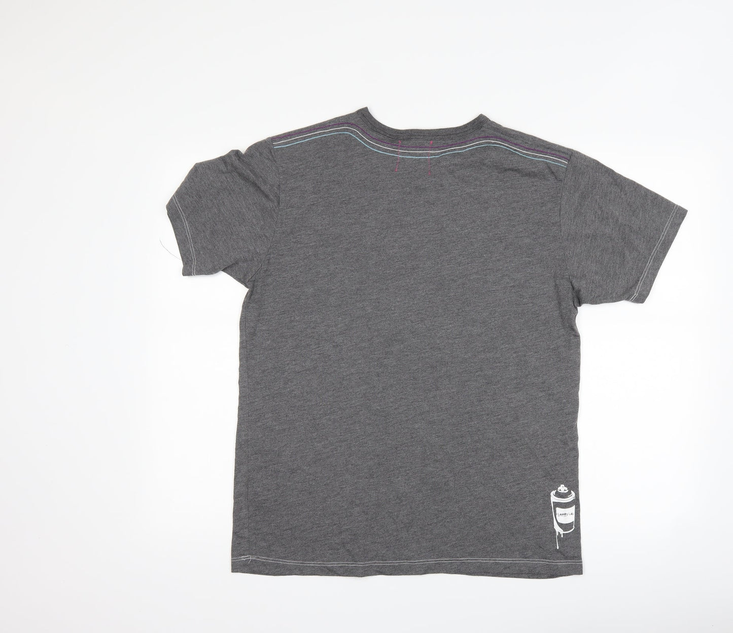 laundry lab Mens Grey    T-Shirt Size L