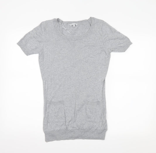 redherring Womens Grey   Tunic Jumper Size 12