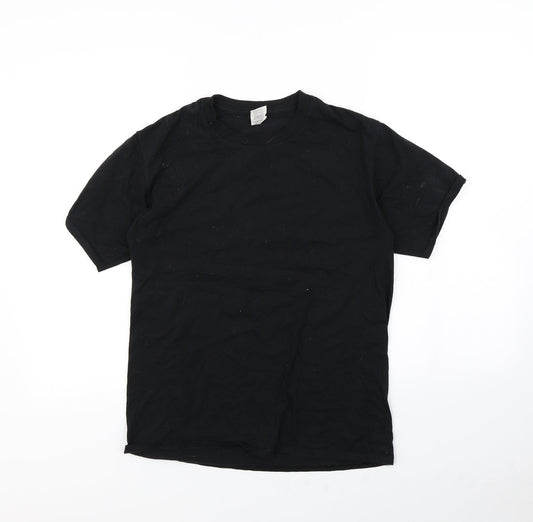 Gildan Womens Black   Basic T-Shirt Size S