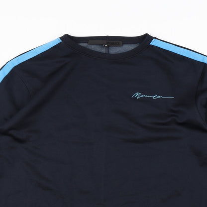 Mennace Mens Blue   Pullover Jumper Size M