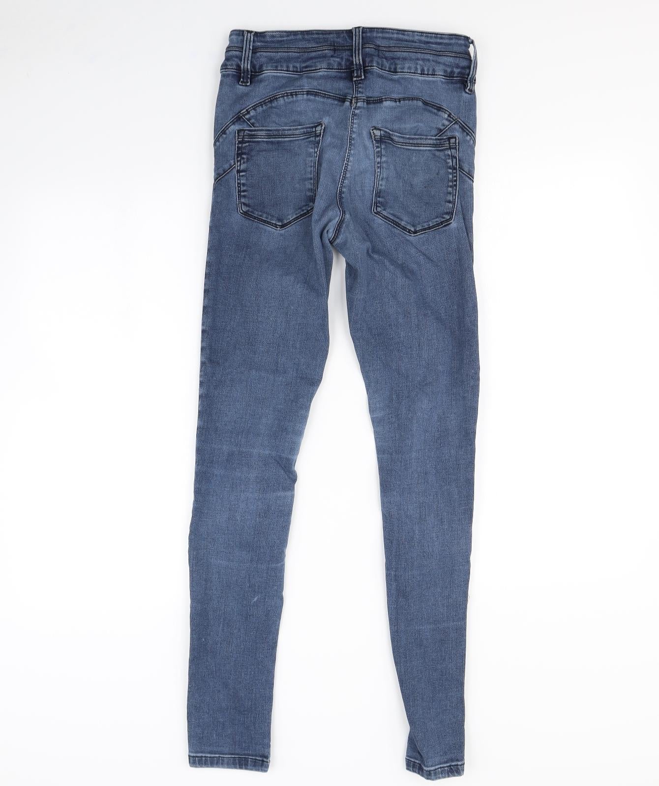 Preworn Womens Blue   Skinny Jeans Size 10 L28 in