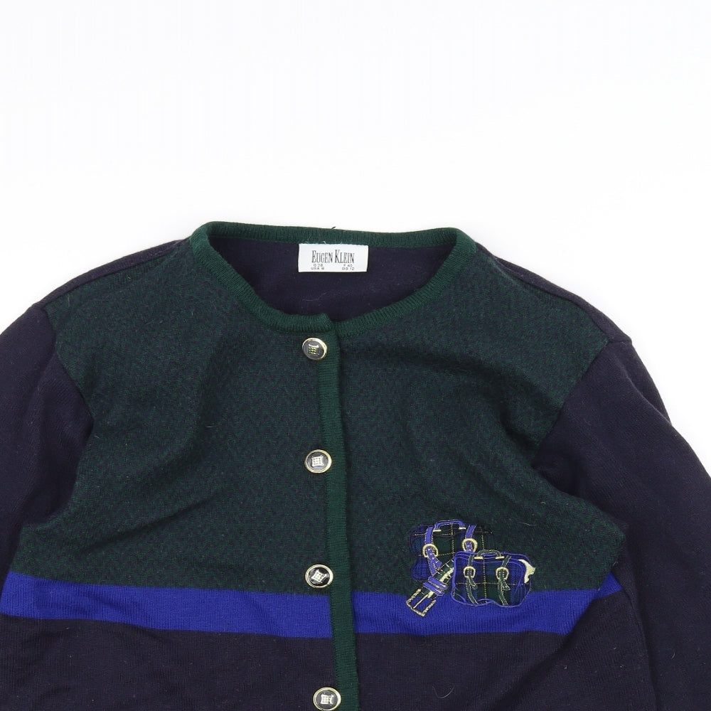 Eugen Klein Womens Blue   Jacket Coatigan Size 12