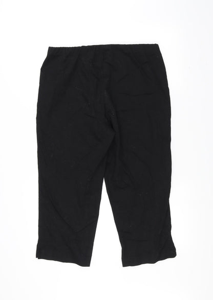 Classics Womens Black   Trousers  Size 14 L20 in