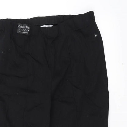 Classics Womens Black   Trousers  Size 14 L20 in