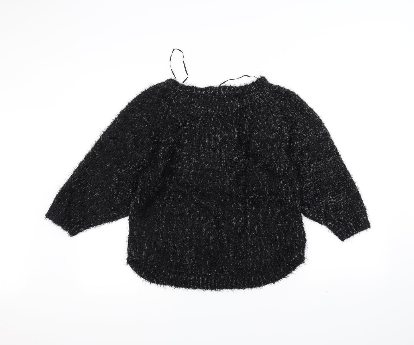 Marks and Spencer Womens Black  Knit Pullover Jumper Size 10