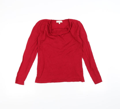 Preloved Benedetta B Womens Red   Pullover Jumper Size M - Front
