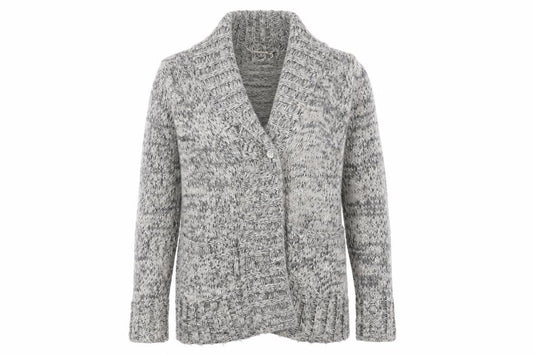 F&F Womens White  Knit Jacket Coatigan Size 18